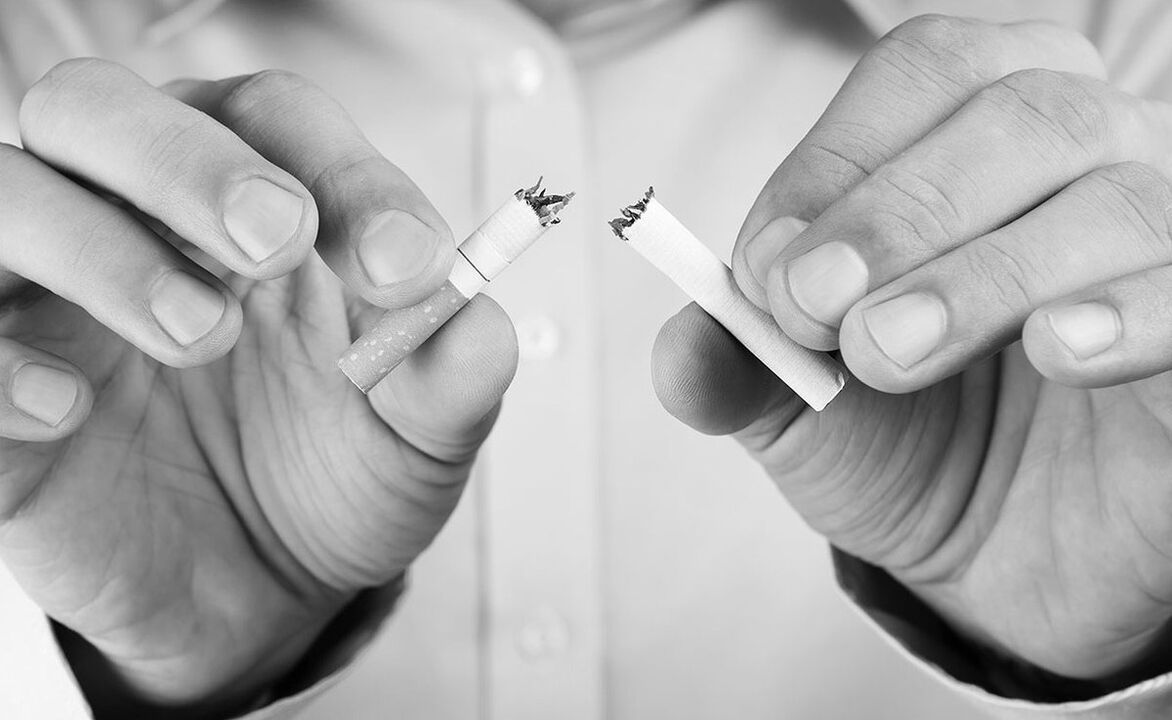 Dejar de fumar con prostatitis